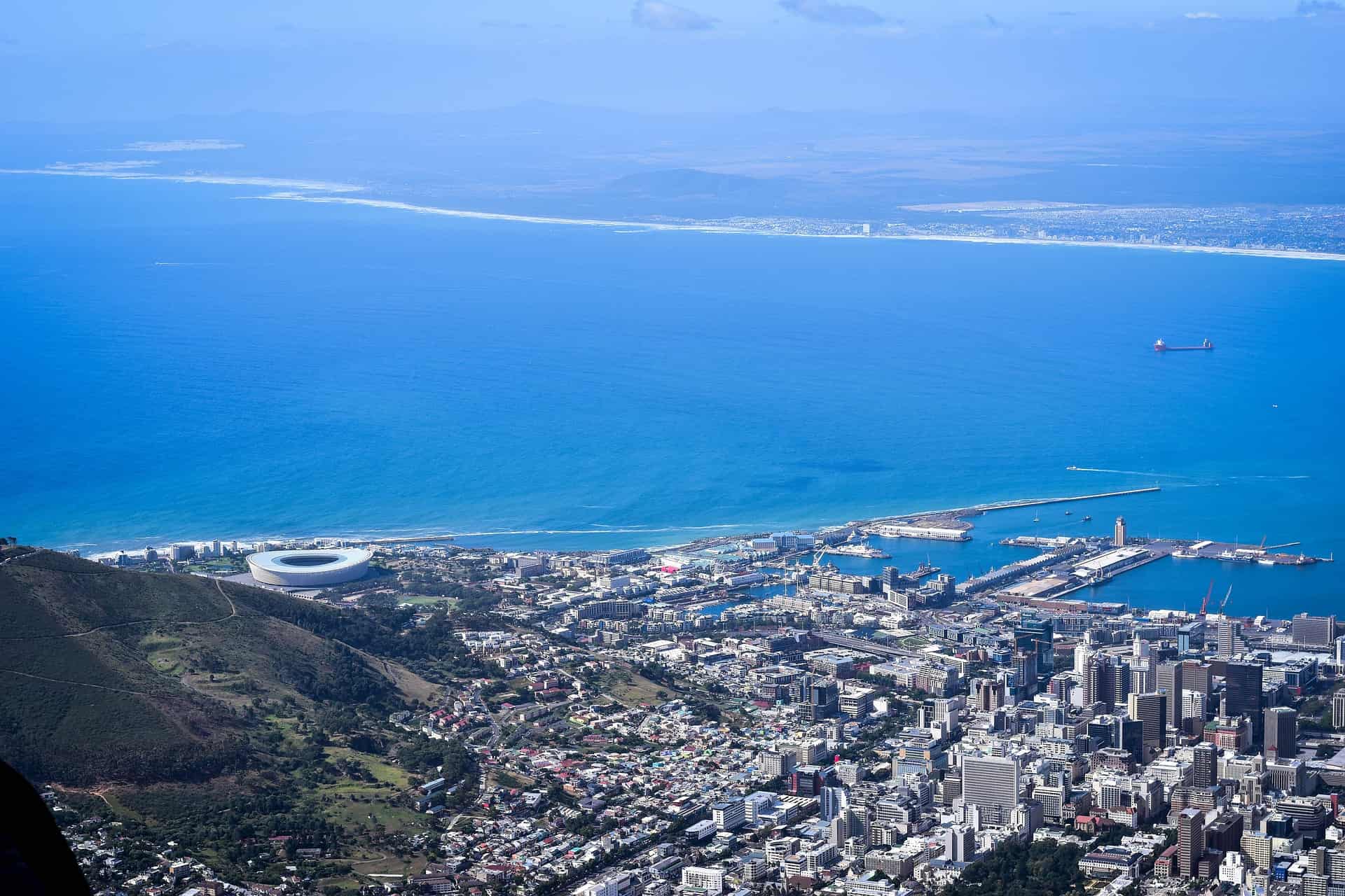 - Best Casino Cruise Stops in the World Aerial from Table Mountain onto the city center of Cape Town, South Africa.
