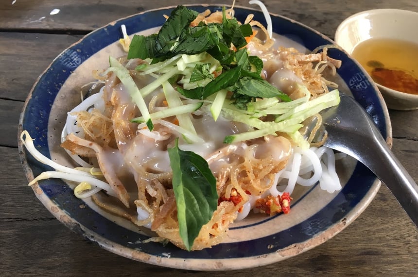 Traditional Food in Ho Chi Minh City - Not to Miss Traditional Food in Ho Chi Minh City Banh Tam Bi in Ho Chi Minh City, Vietnam.