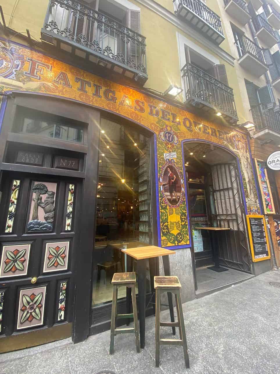 tapas in madrid - Where to go for the Best Tapas in Madrid Fatigas del querer for tapas in Madrid