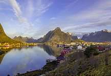 Dawn in the Lofoten, Norway