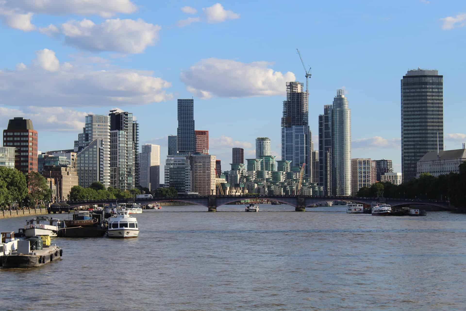 - Best Casino Cruise Stops in the World River Thames and view onto London, UK.
