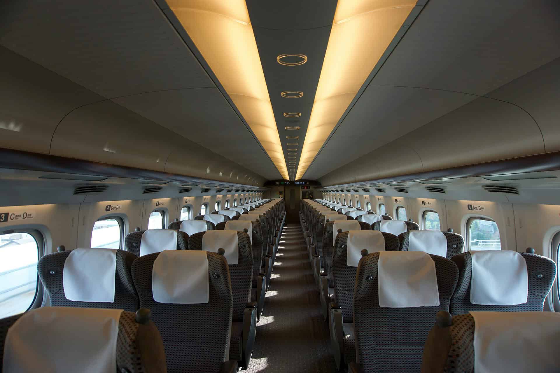 Japan's railway system - How to Navigate Japan's Railway System: Types, Tickets & Tips Inside one of the trains on Japan's railway system