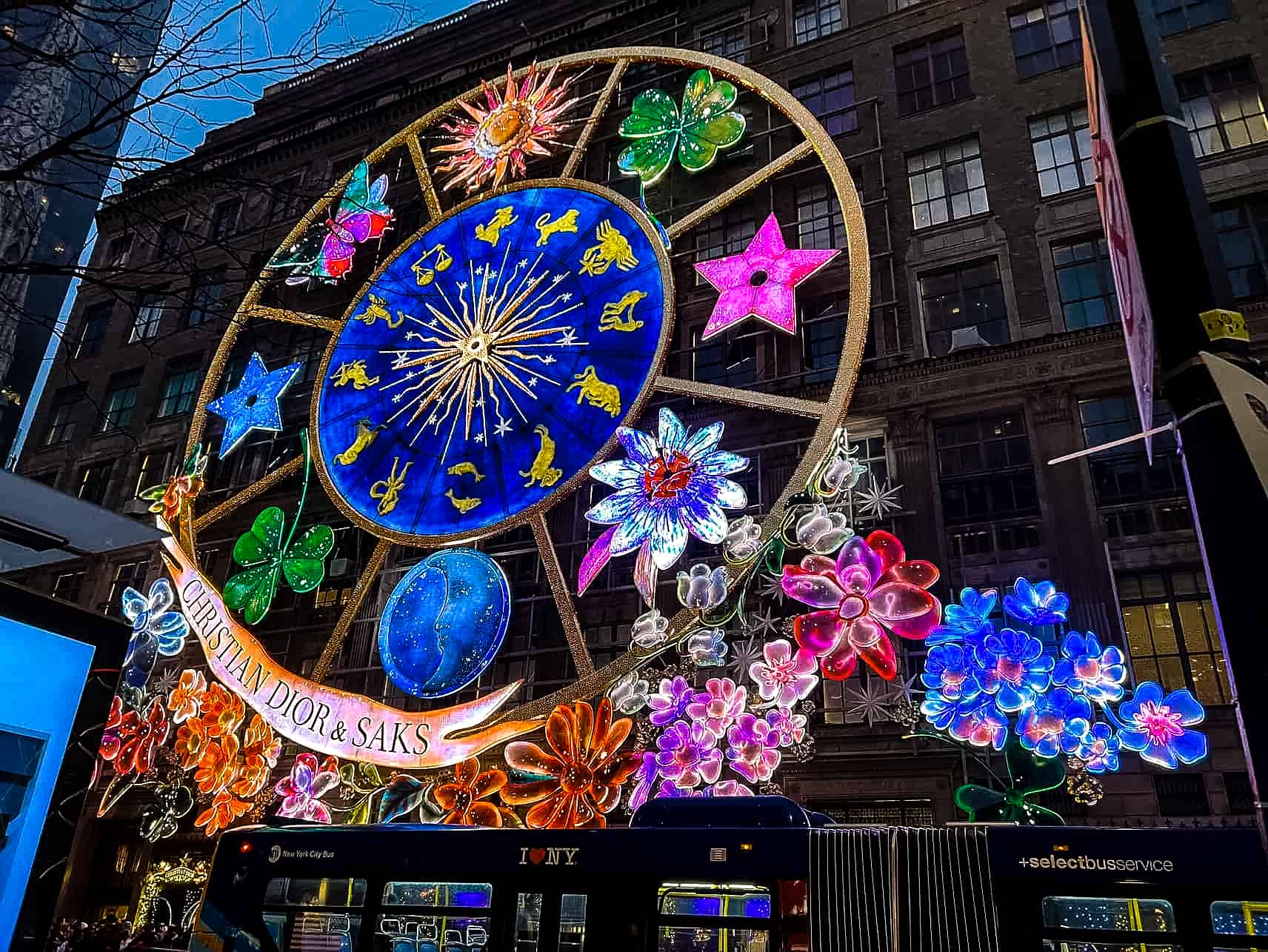 New York City in Winter - A Guide to Visiting New York City in Winter The Saks Lightshow is a real highlight, and not just because of all the lights - New York City, USA.