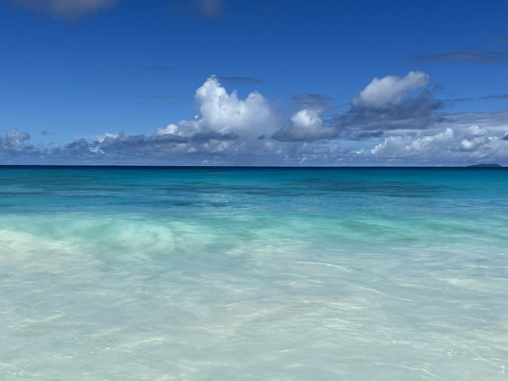 Turquoise as far as the eye can see - Seychelles.