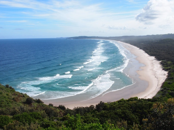 Tallow beach in Byron Bay, Australia.