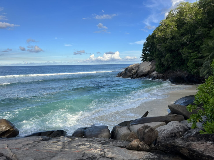 My favorite place on Moyenne Island, Seychelles.