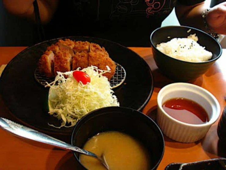 - Japanese Pork Chop in Downtown Osaka