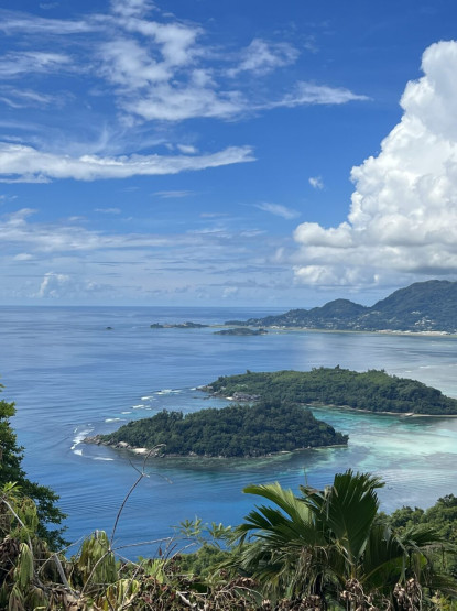 Hiking in the Seychelles - On the way to the Summit.