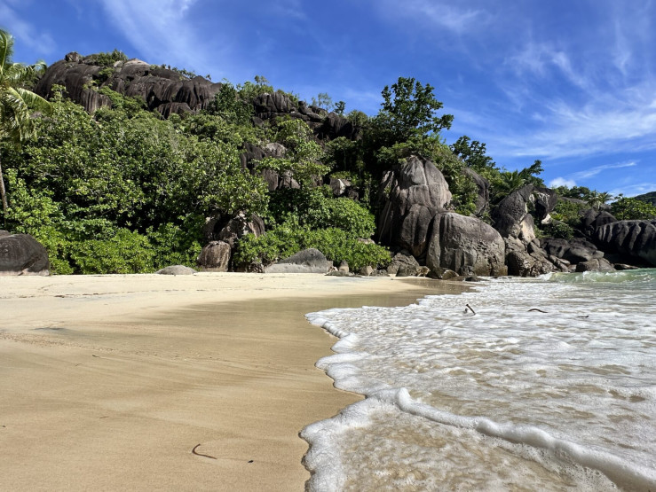 Rice Beach Mahé, Seychelles.