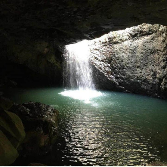 Natural Bridge close to Gold Coast in Australia.