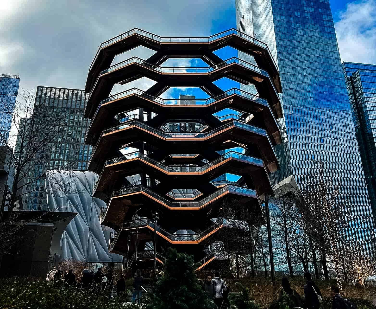 New York City in Winter - A Guide to Visiting New York City in Winter Vessel - the center of Hudson Yards in New York City, USA.