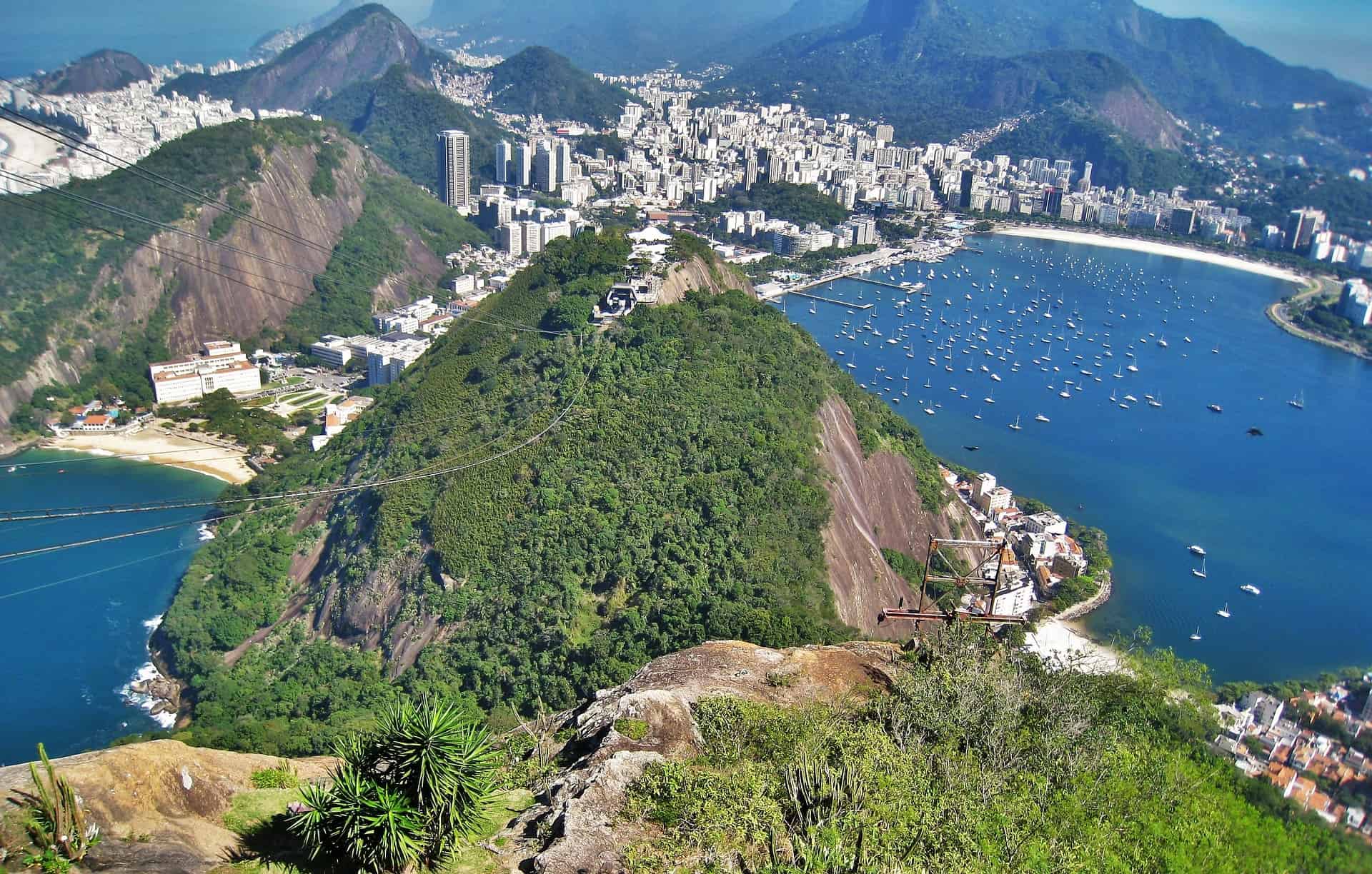 - Best Casino Cruise Stops in the World View from the Sugar Loaf onto Rio de Janeiro, Brazil.