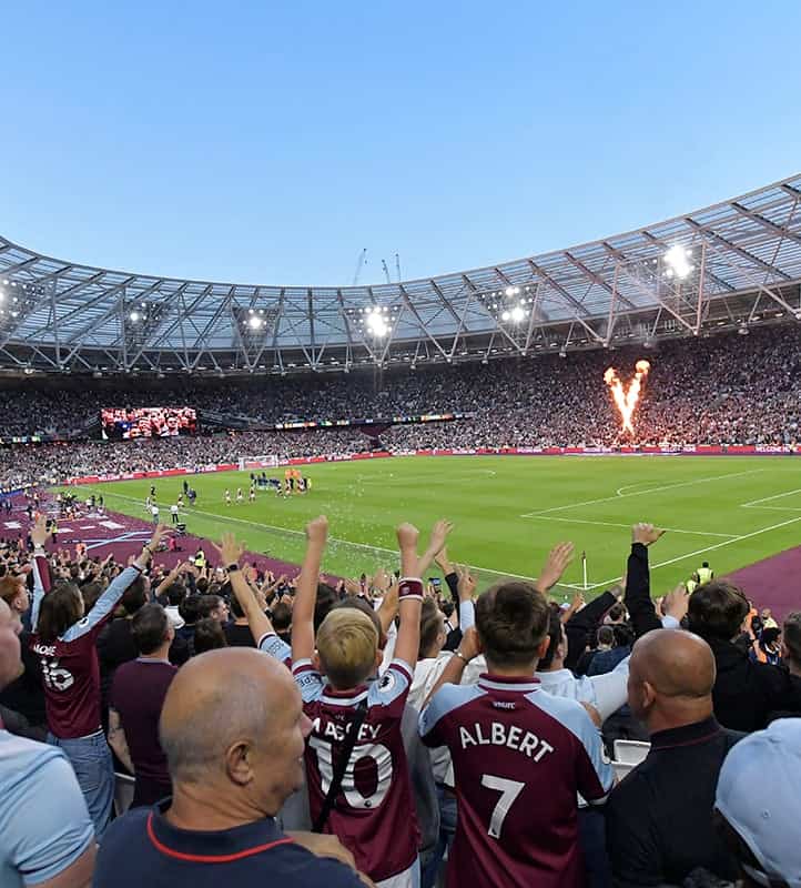 bucket list sports events - Your Ultimate Bucket List Sports Events Watching West Ham United Premier League Match at London Stadium as a sports event bucket list