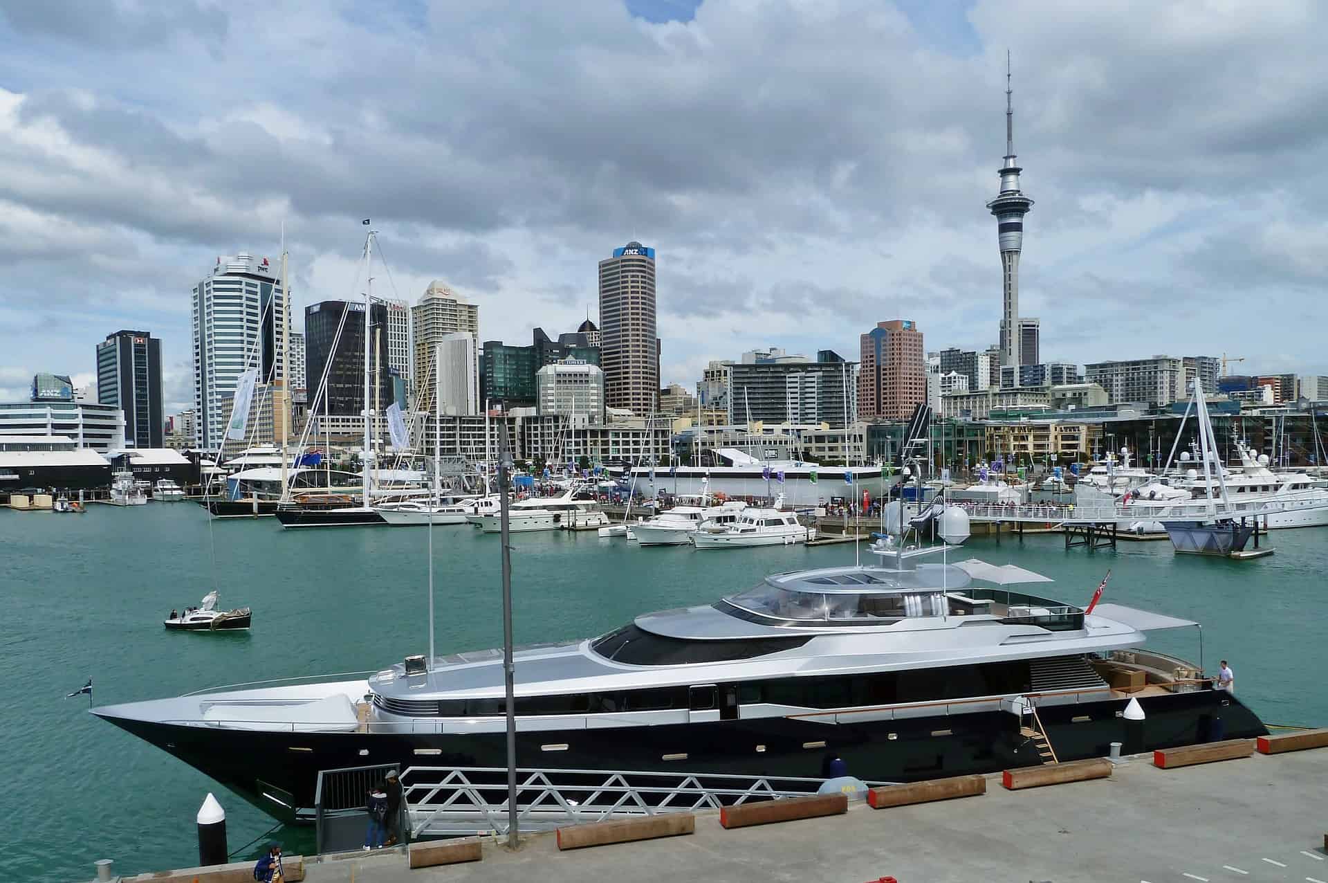 - Best Casino Cruise Stops in the World Yacht in the harbor of Auckland, New Zealand.