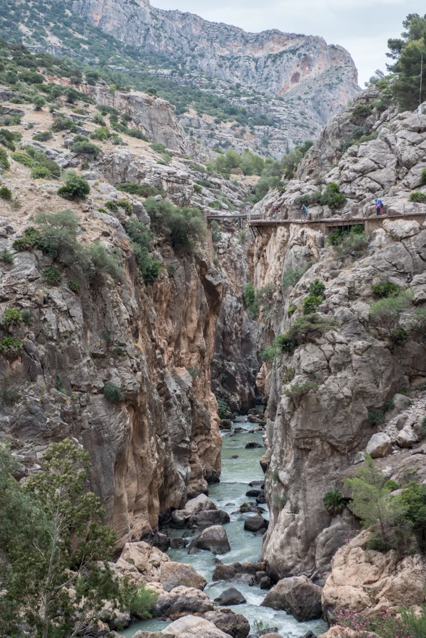 Caminito Del Rey - Hiking Caminito Del Rey: The King’s Walk in Andalucia, Spain View into the Caminito Del Rey - The King’s Walk in Andalucia, Spain.